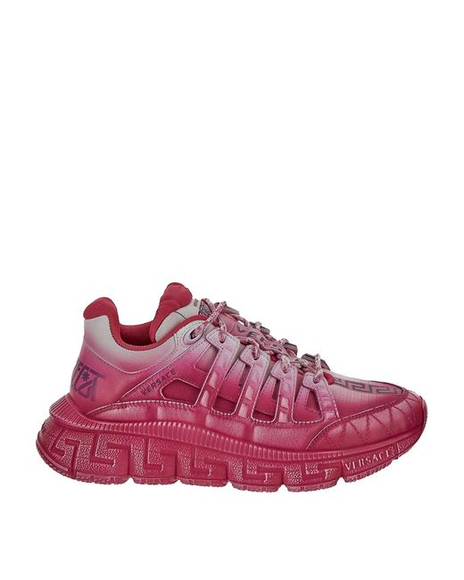 Versace Pink Low Top Sneakers