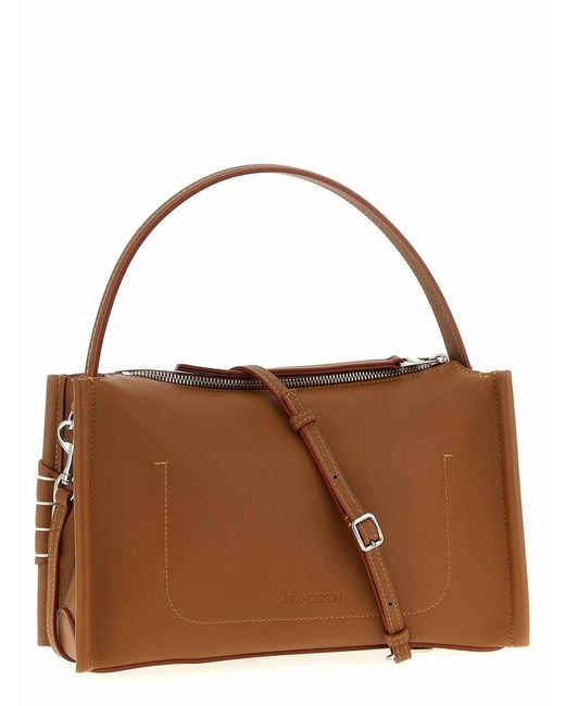 J.W. Anderson Brown Loafer Bag