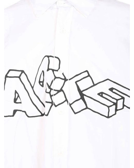 Camicia di Arte' in White da Uomo