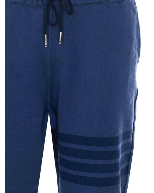 Thom Browne Blue Track Pants for men