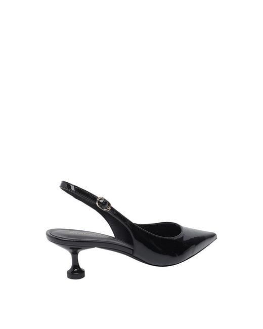 Stuart Weitzman Black Stuartini Slingback