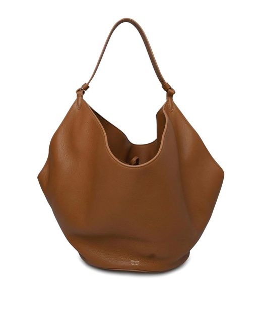 Khaite Brown Beige Leather Bag