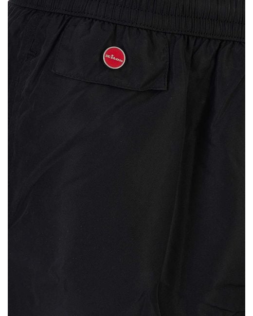 Kiton Black Swimsuit for men
