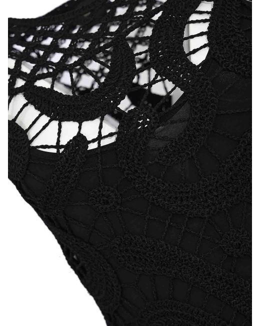 Pinko Black Bufera Dress