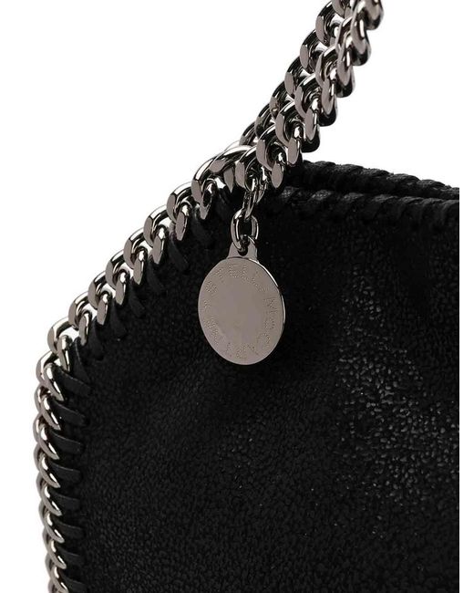 Stella McCartney Black Falabella Tiny Crossbody Bag
