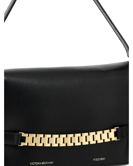 Victoria Beckham Black Chain Clutch
