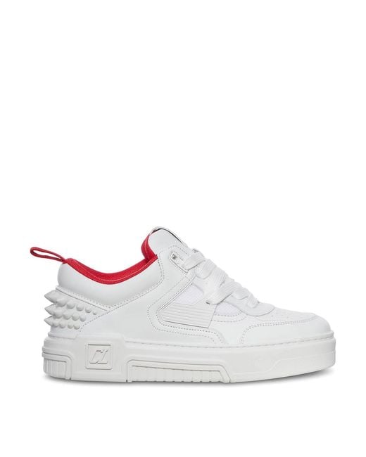 Christian Louboutin White Astroloubi Leather Sneaker for men