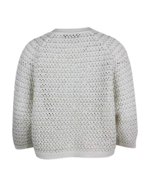 Fabiana Filippi Gray Sweaters