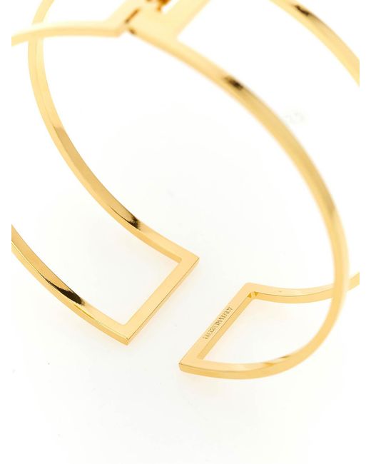 Elisabetta Franchi Metallic Chocker Necklace