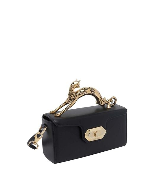 Lanvin Blue Nano Pencil Cat Handbag