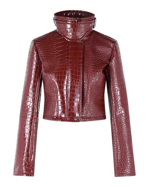 Sportmax Red Sultan Crop Jacket