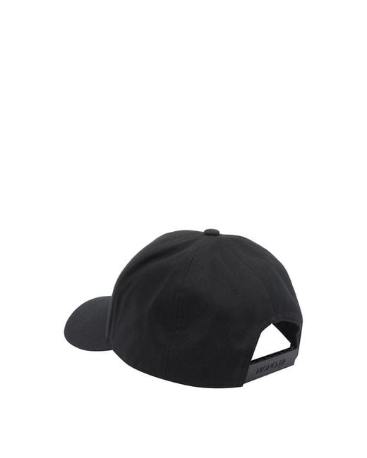 Moncler Blue Logo Baseball Cap for men