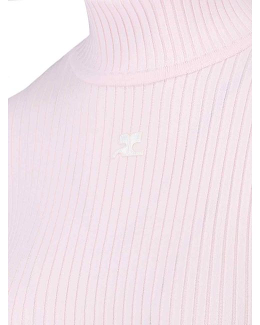 Courreges Pink Logo Dolcevita