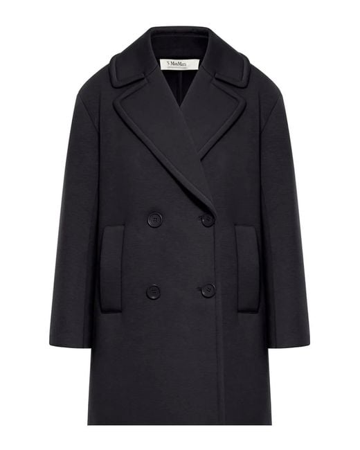 Max Mara Blue Max Mara Caban
