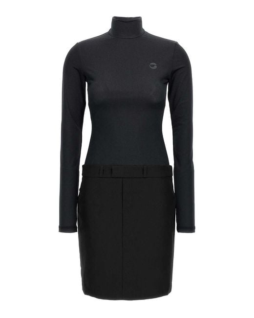 Coperni Black Hybrid Dress