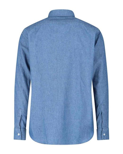 Aspesi Blue Classic Shirt for men