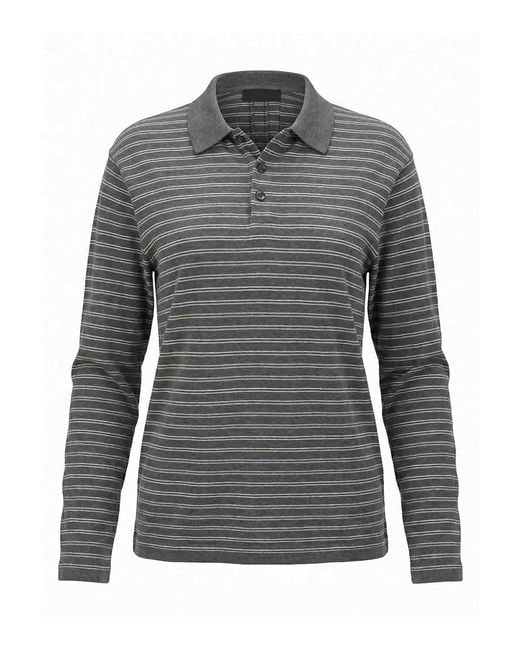 Nili Lotan Gray 'Foley' Polo Neck