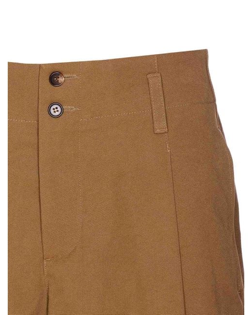 Chloé Brown Bermuda Wide Leg And High Waist