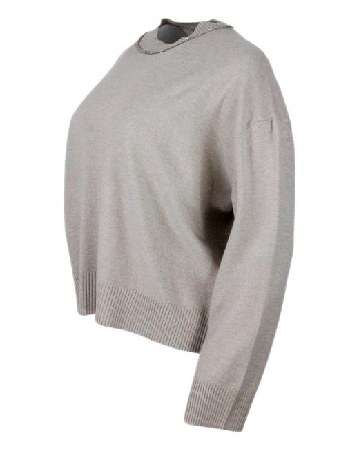 Fabiana Filippi Gray Sweaters