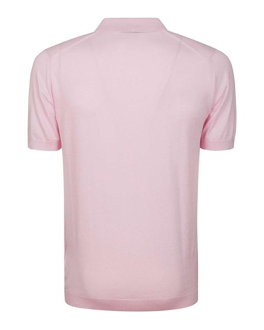 John Smedley Pink Adrian Shirt for men