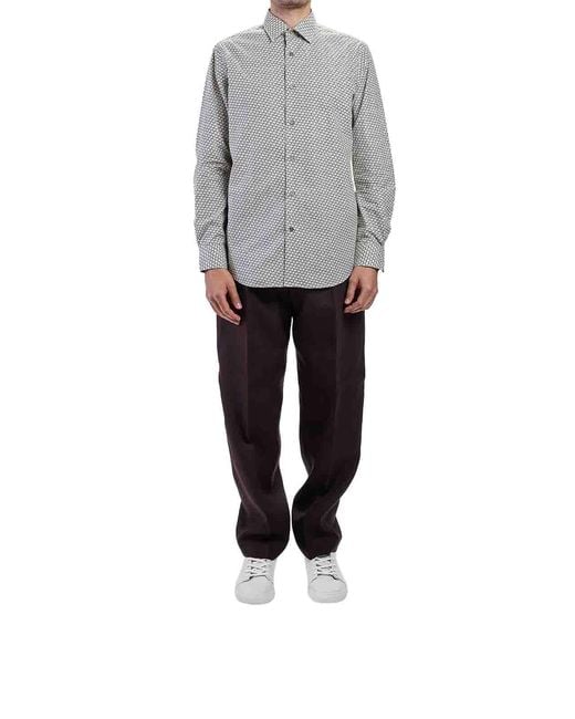 Paul Smith Gray Cars And Camels Shirt for men