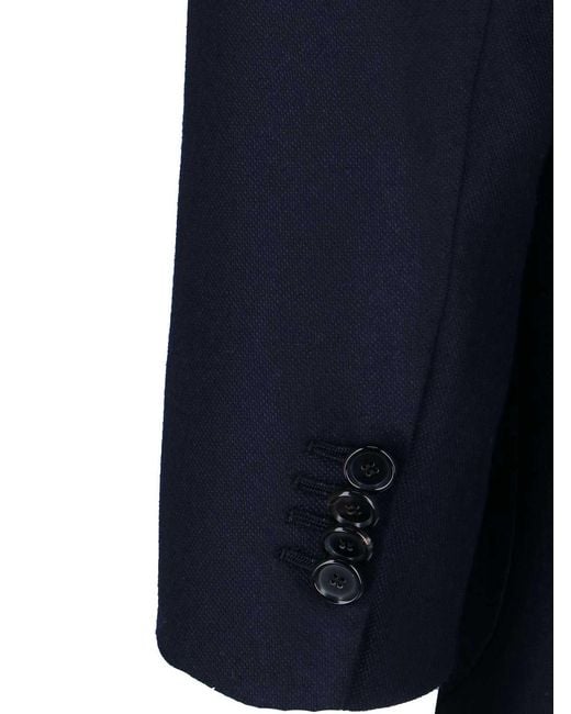 Cesare Attolini Blue Blazer Monopetto for men