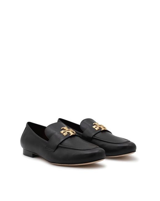 Tory Burch Black Leather Loafers