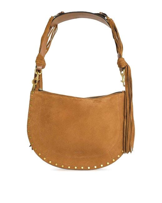 Isabel Marant Brown Oskan Soft Suede Cognac Bag