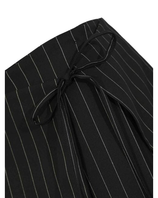 Sportmax Black Spx Mini Skirt Made