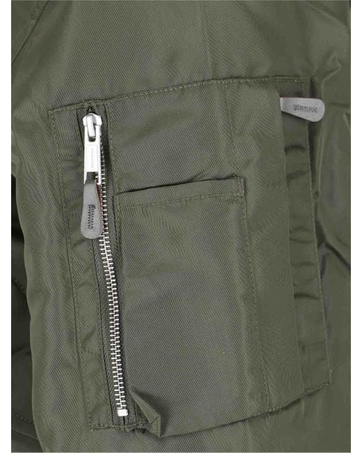 Entire studios Green Bomber Zip