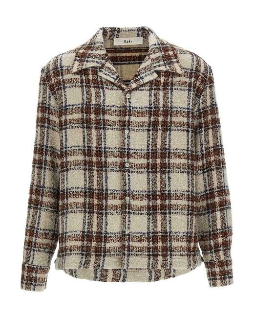 Séfr Gray Ojai Shirt for men