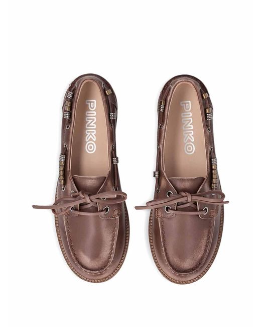 Pinko Brown Loafers