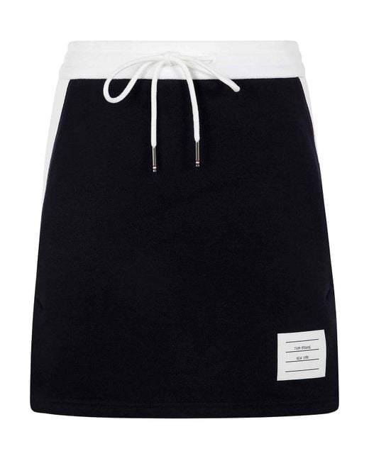 Thom Browne Black Mini Skirt