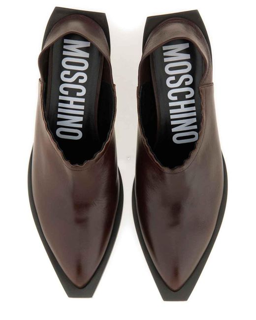 Moschino Brown Lace-Up