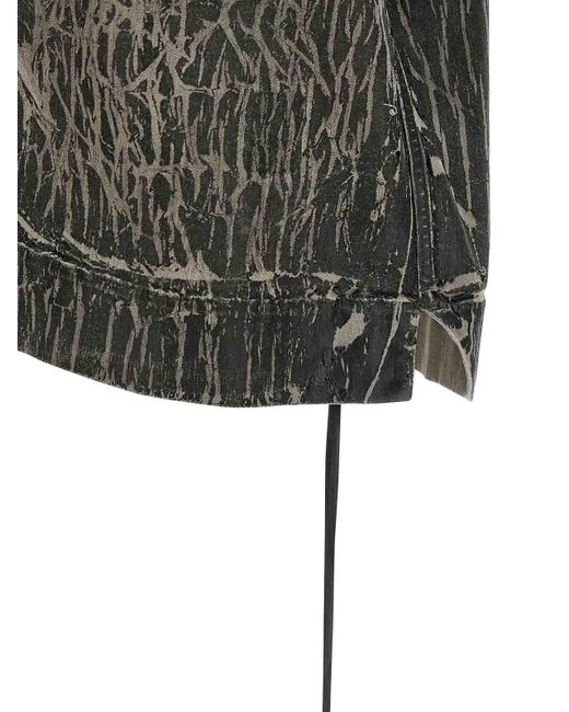Rick Owens Gray 'Magnum Tommy' Shirt for men