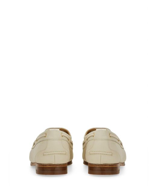 Bally White Moccasin Pathy