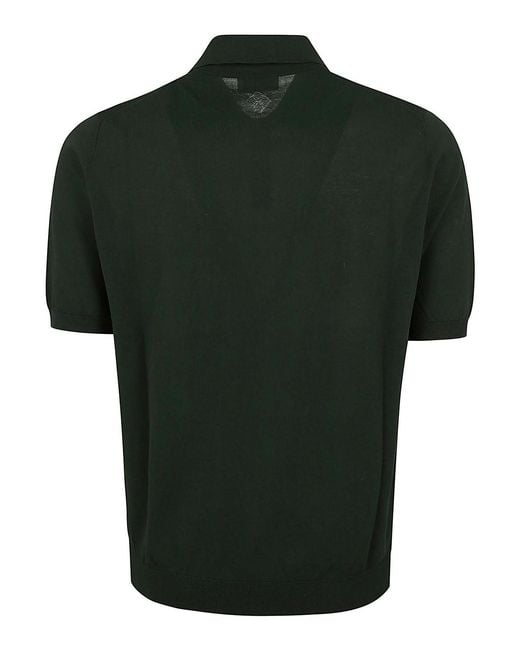 Ballantyne Green Polo Neck Pullover for men