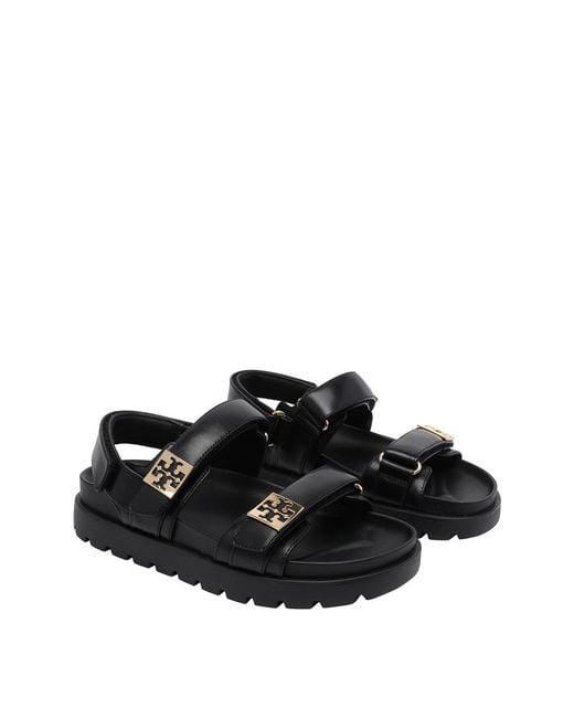 Tory Burch Black Mellow Sport Sandals