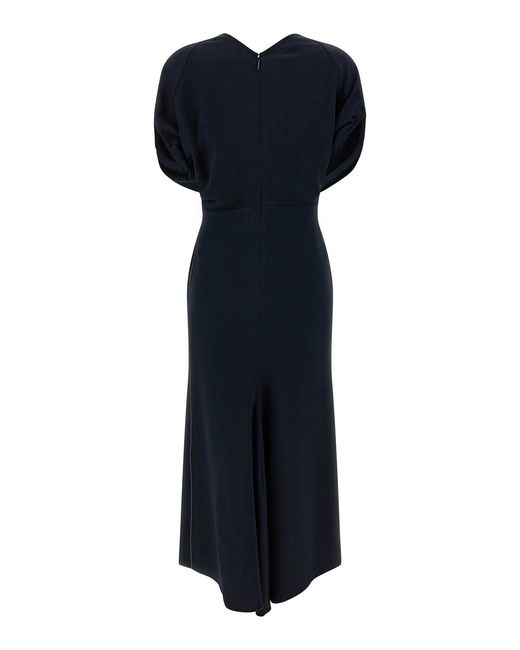 Victoria Beckham Blue Edith Dress