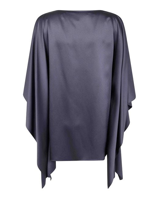 Lanvin Blue Caftan Top
