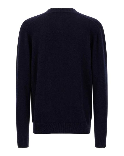 Balmain Blue Eco-Cashmere Cardigan for men