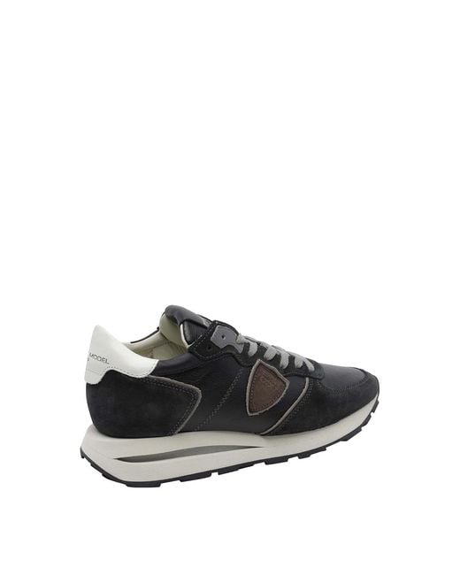Philippe Model Black Tropez Haute Sneakers for men