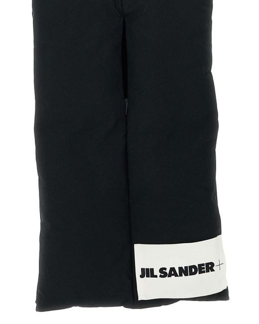 Jil Sander Black Down Scarf 01 Scarf