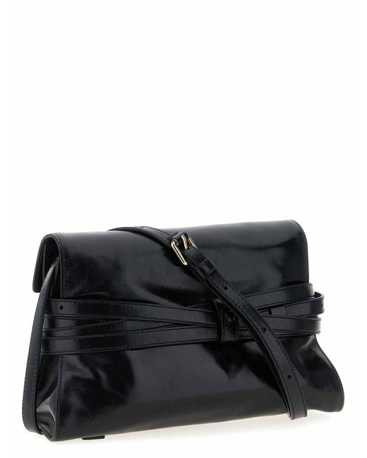 Moschino Black Tie Me Crossbody Bag