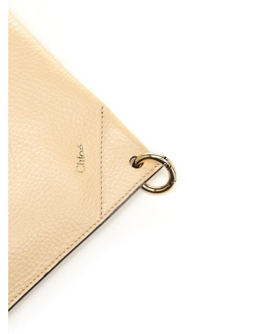 Chloé Natural Chlo Spin Clutch Bag