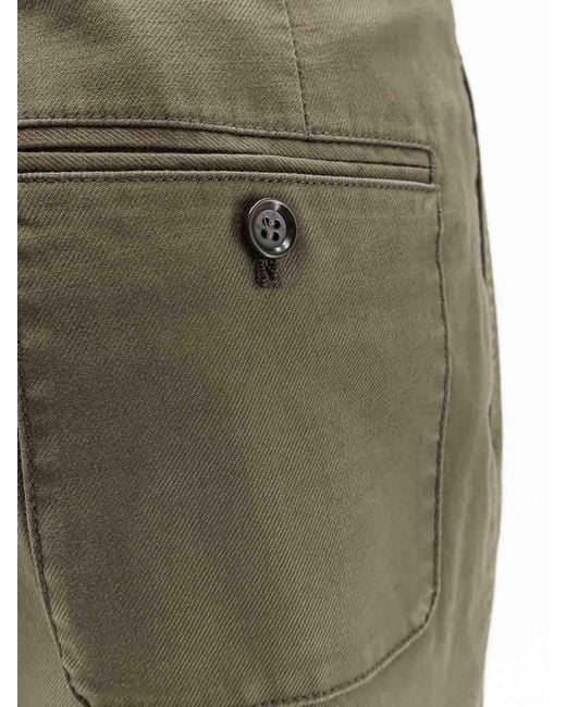 Aspesi Green Cotton Trousers
