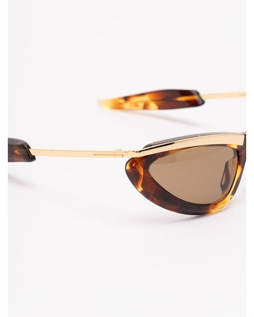 Bottega Veneta Natural 'Cat Eye' Sunglasses
