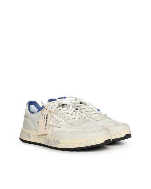 Premiata White Nous 8234 Sneaker for men