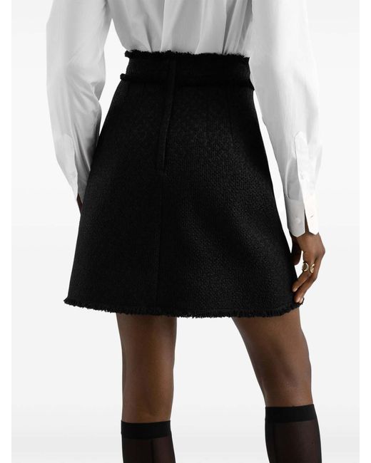 Dolce & Gabbana Black Short Skirts