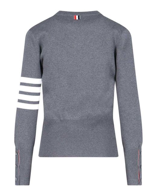 Thom Browne Gray Sweater
